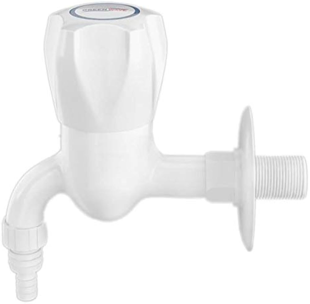GREEN WAVE GARDEN TAP (WHITE)