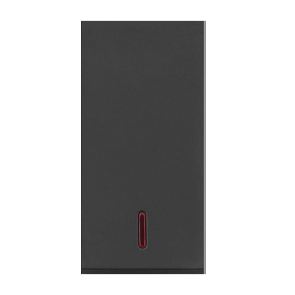 LEGRAND ALLZY MATT BLACK 6A 1 WAY MODULAR SWITCH